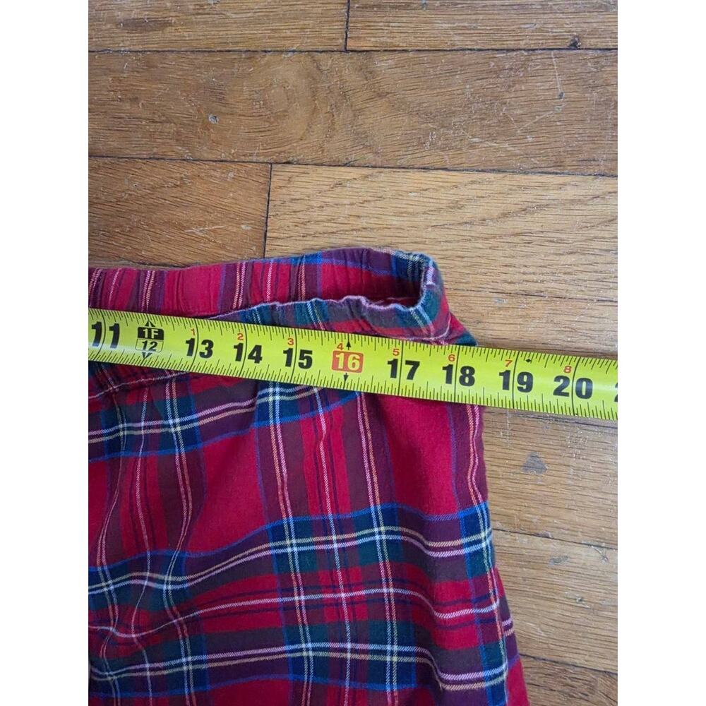 Vineyard Vines Jolly cotton Christmas Lounge pajama Pants Red plaid L A001541 - Picture 4 of 6
